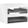 Mexen Box-A corp dulap suspendat pentru lavoar 60 cm, 2 sertare, alb lucios - 91AX0-0600-470-2-00