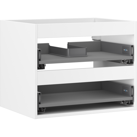 Mexen Box-A corp dulap lavoar 60 cm, 2 sertare, alb mat - 91AX0-0600-470-2-01