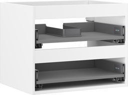 Mexen Box-A corp dulap lavoar 60 cm, 2 sertare, alb mat - 91AX0-0600-470-2-01
