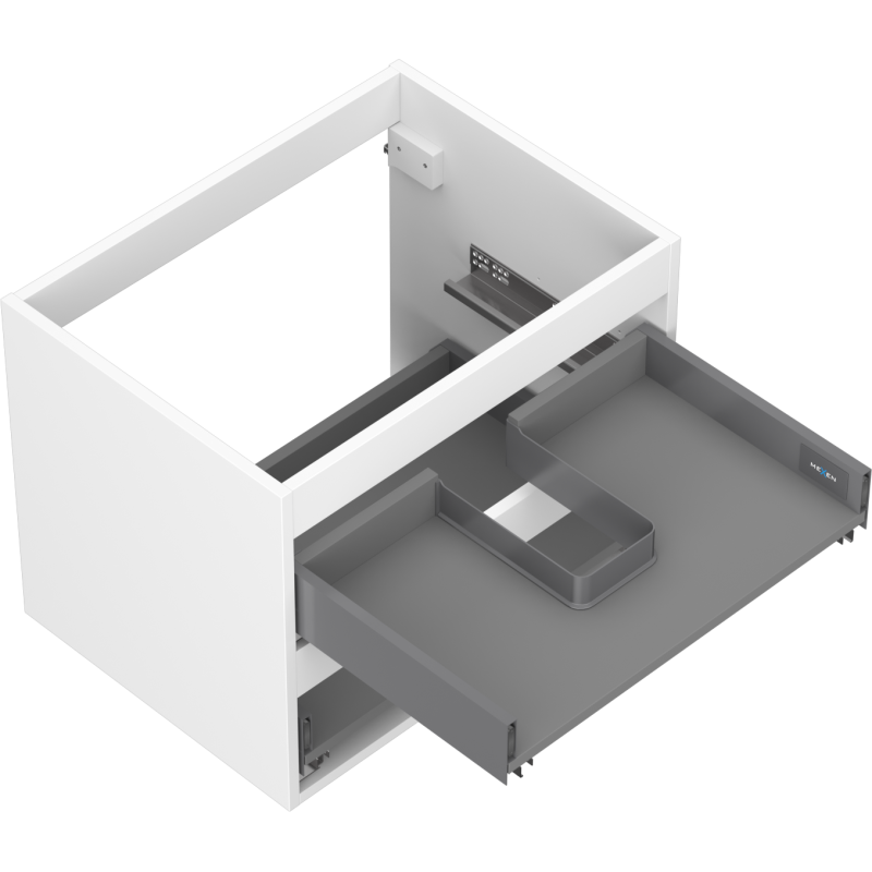 Mexen Box-A mosdó alatti szekrény 60 cm, 2 fiók, fehér matt - 91AX0-0600-470-2-01
