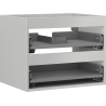 Mexen Box-A corp dulap de baie 60 cm, 2 sertare, gri mat - 91AX0-0600-470-2-62