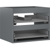 Mexen Box-A corp dulap sub chiuvetă 60 cm, 2 sertare, grafit mat - 91AX0-0600-470-2-66