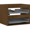 Mexen Box-A corp dulap lavoar 60 cm, 2 sertare, nuc - 91AX0-0600-470-2-86