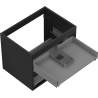 Mexen Box-A corp dulap lavoar 60 cm, 2 sertare, negru mat - 91AX0-0600-470-2-71