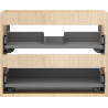 Mexen Box-A mosdószekrény korpus 60 cm, 2 fiók, tölgy - 91AX0-0600-470-2-81