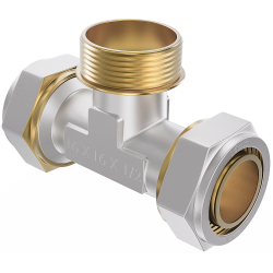 Mexen PEX-S menetes PEX T-idom 20 x 3/4 GZ x 20 - W97233-2034M20-00