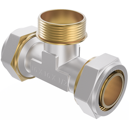Mexen PEX-S csavaros PEX T-idom 32 x 3/4 GZ x 32 - W97233-3234M32-00