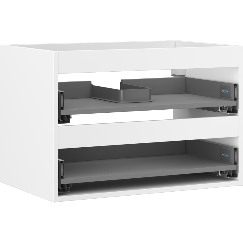 Mexen Box-A corp dulap sub lavoar 70 cm, 2 sertare, alb mat - 91AX0-0700-470-2-01