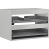 Mexen Box-A cadru dulap sub chiuvetă 70 cm, 2 sertare, gri mat - 91AX0-0700-470-2-62