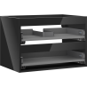 Mexen Box-A mosdószekrény korpus 70 cm, 2 fiók, fekete fényes - 91AX0-0700-470-2-70