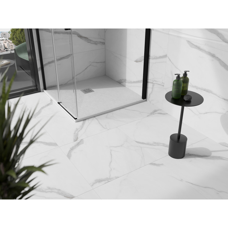 Mexen Stone+ cadă de duș pătrată din compozit 80 x 80 cm, albă - 44108080