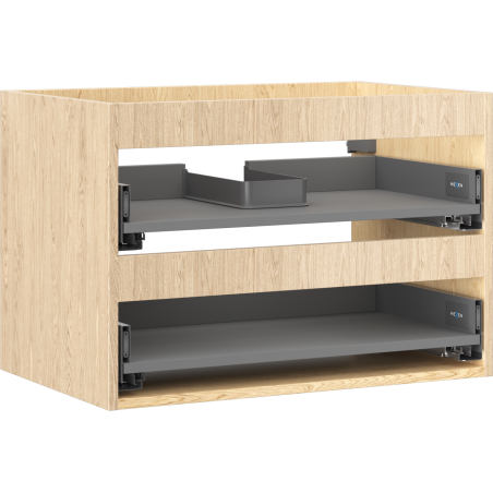 Mexen Box-A corp dulap lavoar 70 cm, 2 sertare, stejar - 91AX0-0700-470-2-81