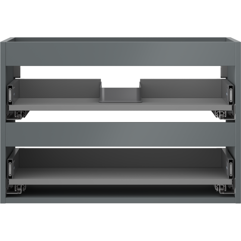 Mexen Box-A corp dulap lavoar 70 cm, 2 sertare, grafit mat - 91AX0-0700-470-2-66