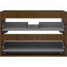 Mexen Box-A corp dulap sub chiuvetă 70 cm, 2 sertare, nuc - 91AX0-0700-470-2-86