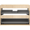 Mexen Box-A corp dulap lavoar 70 cm, 2 sertare, stejar - 91AX0-0700-470-2-81