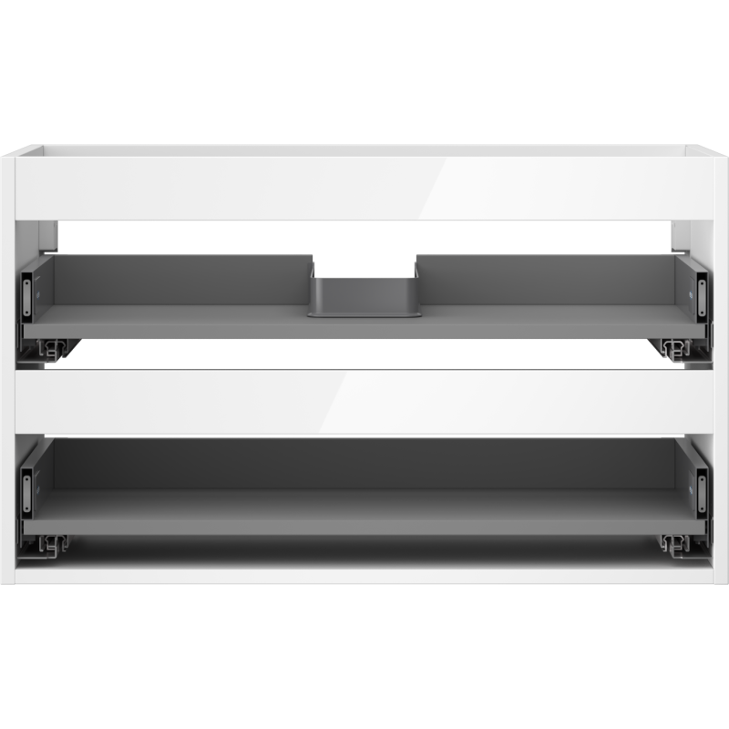 Mexen Box-A corp dulap sub chiuvetă 80 cm, 2 sertare, alb lucios - 91AX0-0800-470-2-00