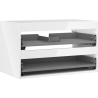 Mexen Box-A corp dulap lavoar 80 cm, 2 sertare, alb lucios - 91AX0-0800-470-2-00