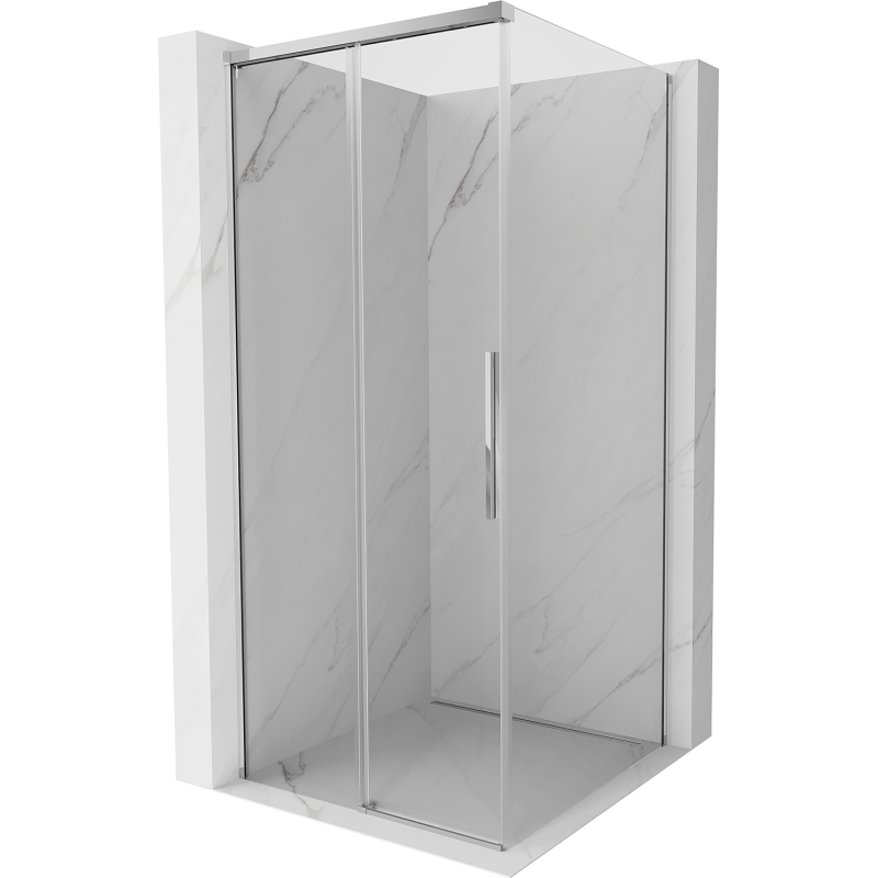 Mexen Rox cabină de duș glisantă 110 x 110 cm, transparent, crom - 8C2-110-110-01-00