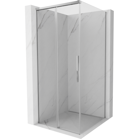Mexen Rox cabină de duș glisantă 110 x 110 cm, transparent, crom - 8C2-110-110-01-00