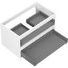 Mexen Box-A corp de dulap pentru lavoar 80 cm, 2 sertare, alb mat - 91AX0-0800-470-2-01