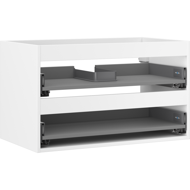 Mexen Box-A corp de dulap pentru lavoar 80 cm, 2 sertare, alb mat - 91AX0-0800-470-2-01