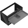 Mexen Box-A corp dulap sub chiuvetă 80 cm, 2 sertare, negru lucios - 91AX0-0800-470-2-70