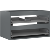 Mexen Box-A corp dulap sub chiuvetă 80 cm, 2 sertare, grafit mat - 91AX0-0800-470-2-66