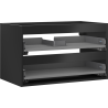 Mexen Box-A alsó szekrény keret 80 cm, 2 fiókos, fekete matt - 91AX0-0800-470-2-71