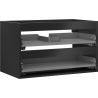 Mexen Box-A corp dulap lavoar 80 cm, 2 sertare, negru mat - 91AX0-0800-470-2-71