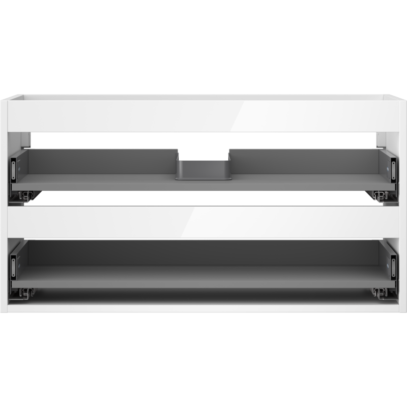 Mexen Box-A corp de dulap sub lavoar 90 cm, 2 sertare, alb lucios - 91AX0-0900-470-2-00