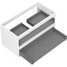 Mexen Box-A corp dulap sub chiuvetă 90 cm, 2 sertare, alb mat - 91AX0-0900-470-2-01
