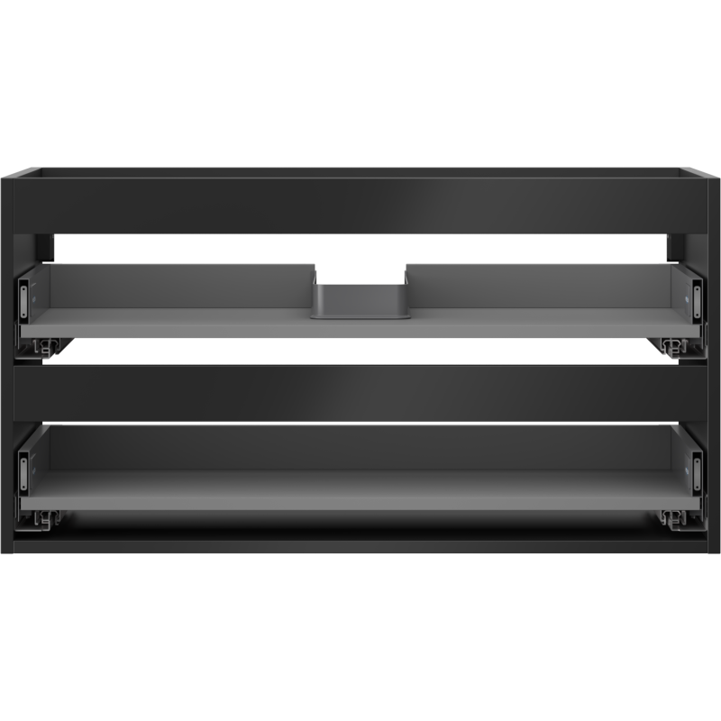 Mexen Box-A corp dulap sub lavoar 90 cm, 2 sertare, negru mat - 91AX0-0900-470-2-71