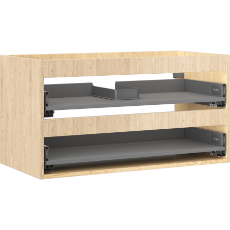Mexen Box-A corp dulap sub chiuvetă 90 cm, 2 sertare, stejar - 91AX0-0900-470-2-81