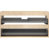 Mexen Box-A mosdószekrény korpus 90 cm, 2 fiók, tölgy - 91AX0-0900-470-2-81