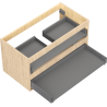 Mexen Box-A corp dulap de lavoar 90 cm, 2 sertare, stejar - 91AX0-0900-470-2-81