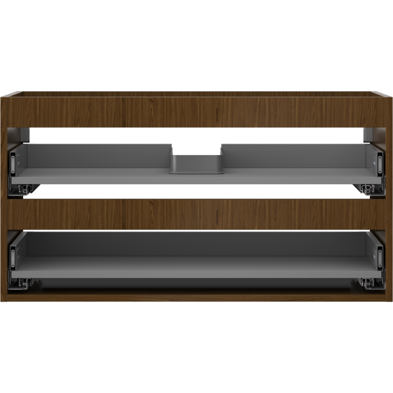 Mexen Box-A corp dulap de baie 90 cm, 2 sertare, nuc - 91AX0-0900-470-2-86