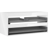Mexen Box-A cadru dulap de lavoar 100 cm, 2 sertare, alb lucios - 91AX0-1000-470-2-00