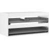 Mexen Box-A corp dulap de baie 100 cm, 2 sertare, alb mat - 91AX0-1000-470-2-01