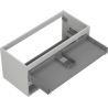 Cadrul dulapului de lavoar Mexen Box-A 100 cm, 2 sertare, gri mat - 91AX0-1000-470-2-62