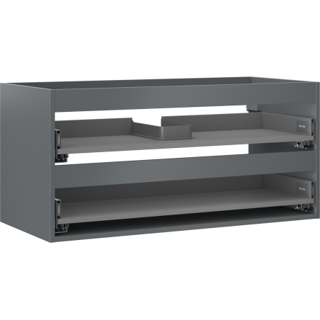 Mexen Box-A szekrény váz 100 cm, 2 fiók, grafit matt - 91AX0-1000-470-2-66