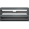 Mexen Box-A corp dulap lavoar 100 cm, 2 sertare, grafit mat - 91AX0-1000-470-2-66