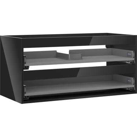 Mexen Box-A corp dulap pentru lavoar 100 cm, 2 sertare, negru lucios - 91AX0-1000-470-2-70