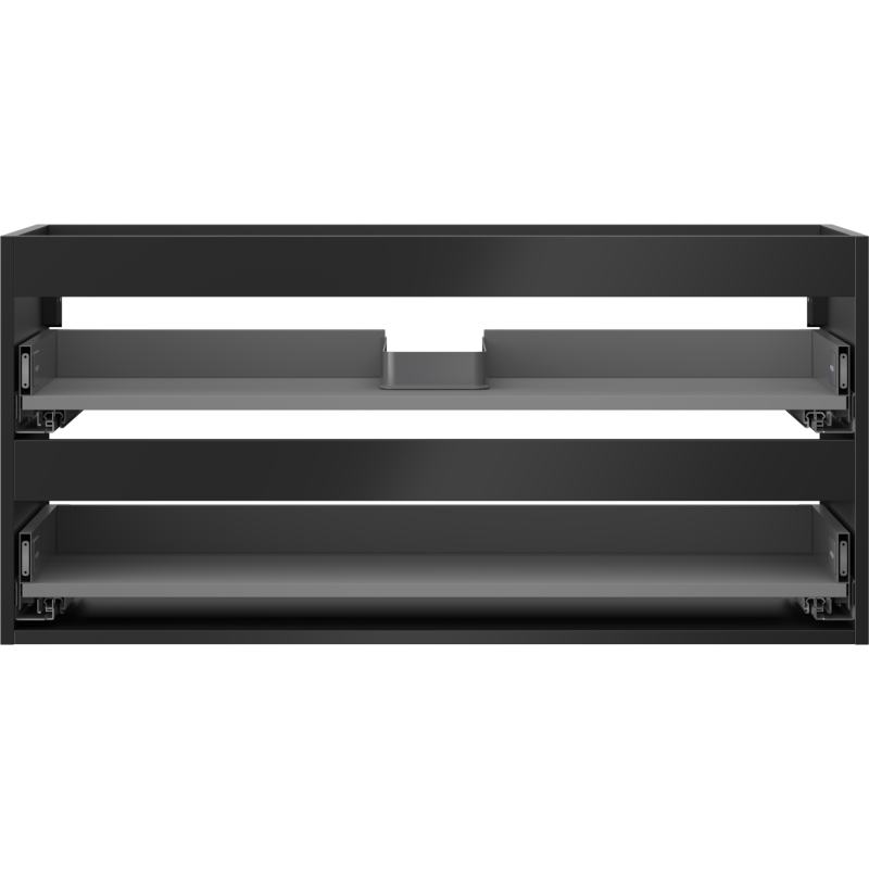 Mexen Box-A corp dulap sub chiuvetă 100 cm, 2 sertare, negru mat - 91AX0-1000-470-2-71