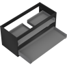 Mexen Box-A corp dulap sub chiuvetă 100 cm, 2 sertare, negru mat - 91AX0-1000-470-2-71