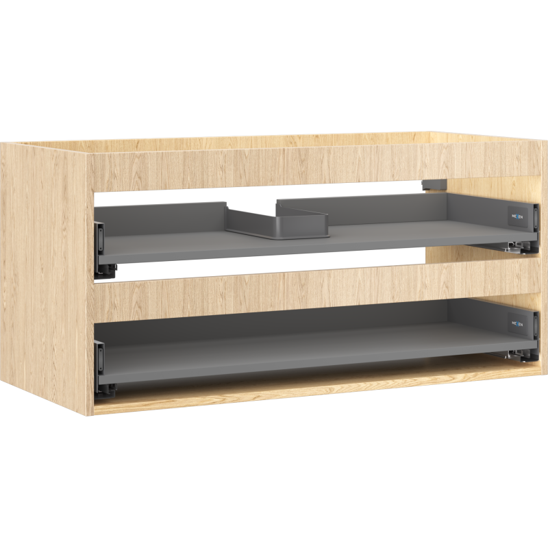 Mexen Box-A corp dulap pentru chiuvetă 100 cm, 2 sertare, stejar - 91AX0-1000-470-2-81