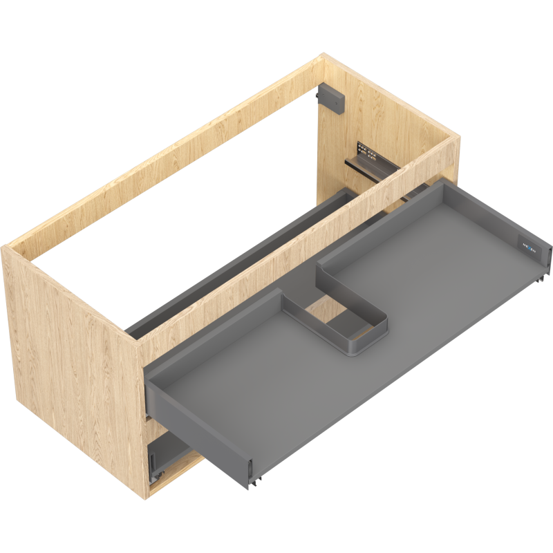 Mexen Box-A corp dulap pentru chiuvetă 100 cm, 2 sertare, stejar - 91AX0-1000-470-2-81