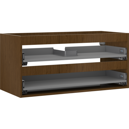 Mexen Box-A corp dulap lavoar 100 cm, 2 sertare, nuc - 91AX0-1000-470-2-86