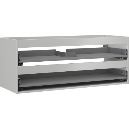 Mexen Box-A corp dulap lavoar 120 cm, 2 sertare, gri mat - 91AX0-1200-470-2-62