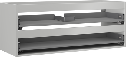 Mexen Box-A corp dulap lavoar 120 cm, 2 sertare, gri mat - 91AX0-1200-470-2-62