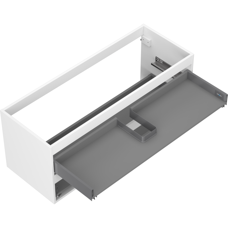 Mexen Box-A corpul dulapului sub chiuvetă 120 cm, 2 sertare, alb mat - 91AX0-1200-470-2-01